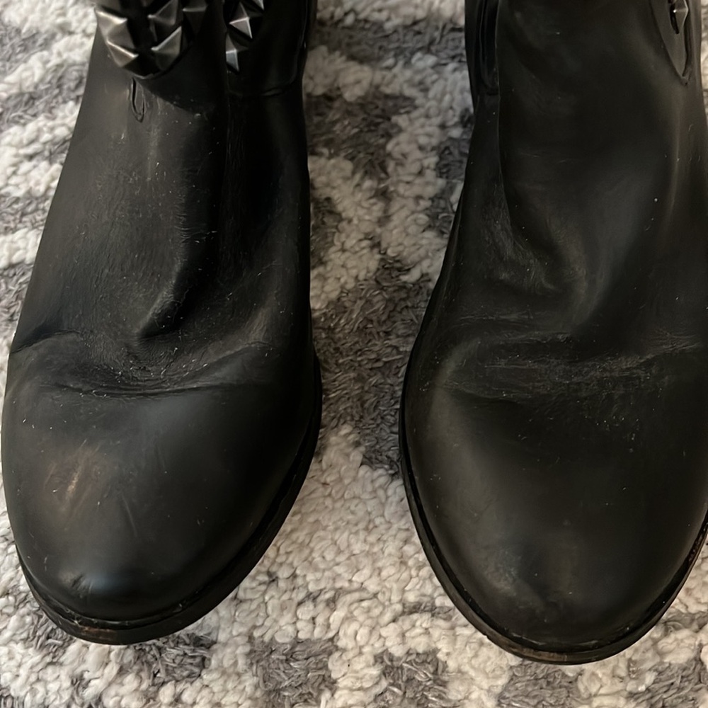 Zara studded boots, black, size 39, pre-loved condition! - Picture 4 of 6